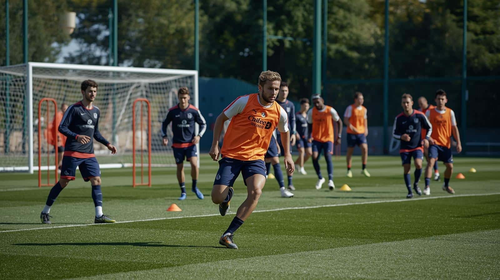 contrats dans un centre de formation de football